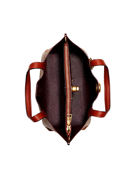 Bolsa Coach Willow Tote Bag 24 em Tela Signature