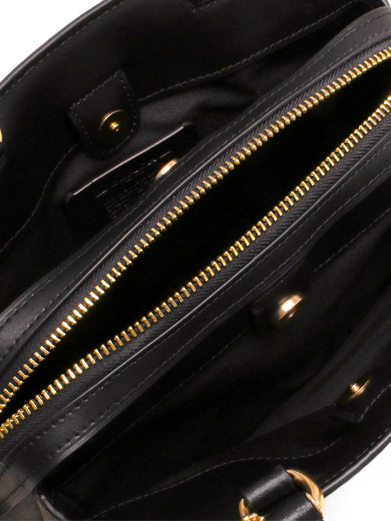 Coach Lillie Carryall Umhängetasche aus braunem Signature-Canvas