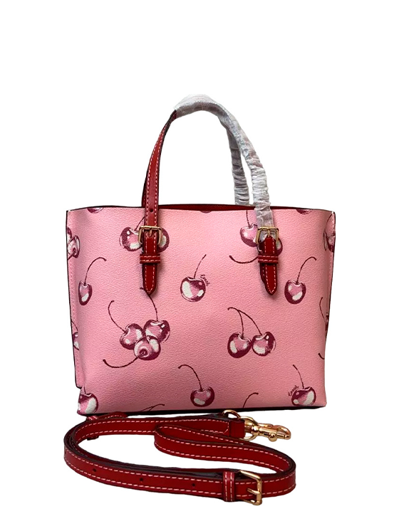 Umhängetasche Coach Molly Tote Cherry Print CR293 Pink