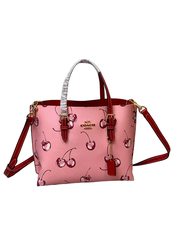 Umhängetasche Coach Molly Tote Cherry Print CR293 Pink