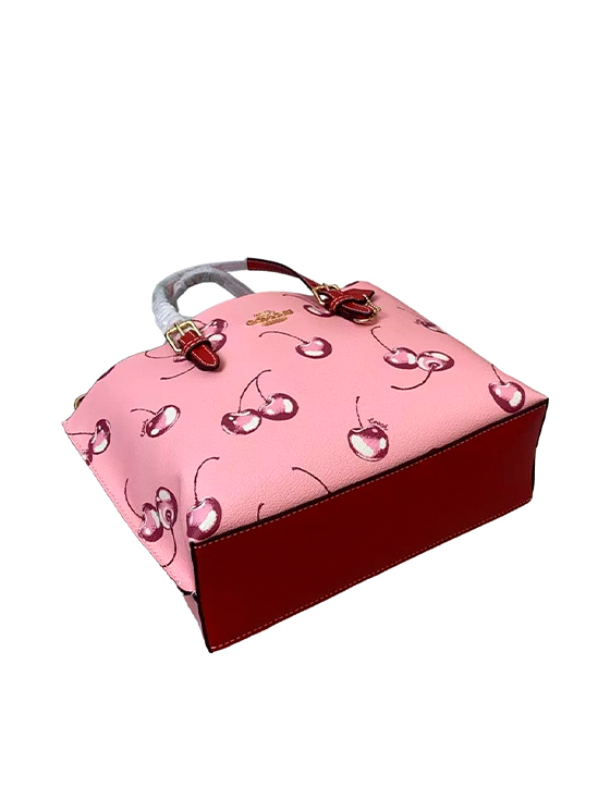 Umhängetasche Coach Molly Tote Cherry Print CR293 Pink