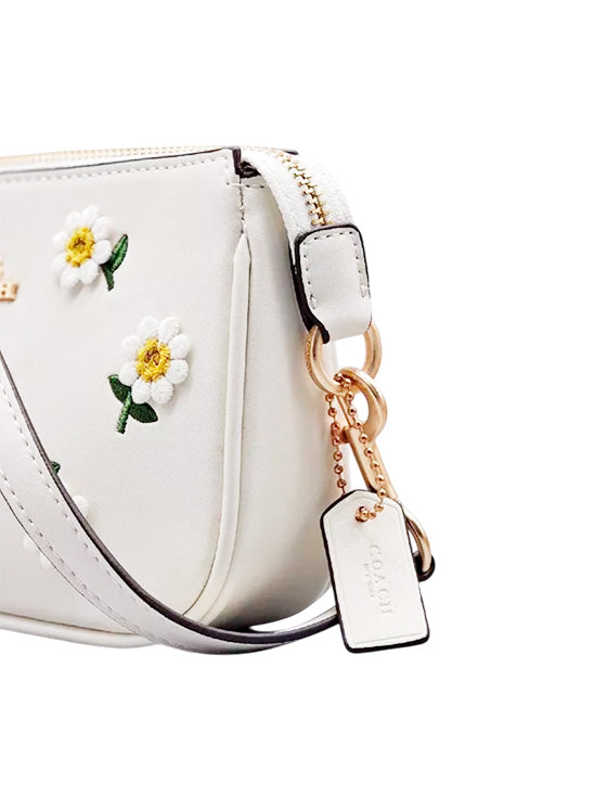 Bolsa Coach Nolita 19 com Bordado de Margaritas