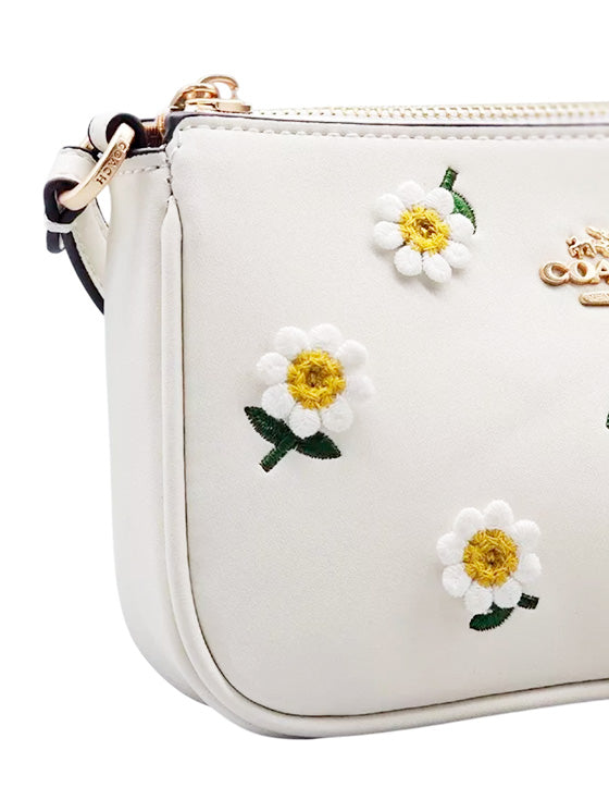 Bolsa Coach Nolita 19 com Bordado de Margaritas