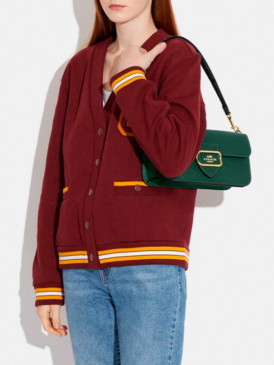 Saco de ombro Coach Morgan Verde