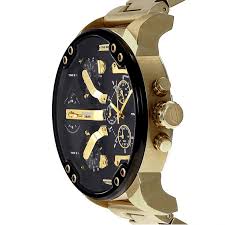 Relógio Diesel Mr Daddy 2.0 DZ7333 para Homem – Aço Dourado e Mostrador Preto