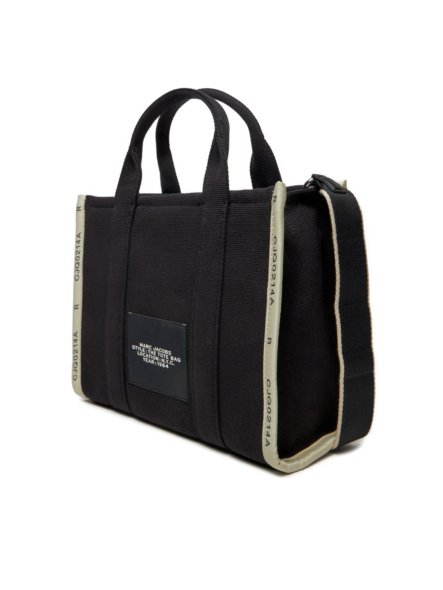 Bolsa Tote Média Marc Jacobs The Jacquard Preto