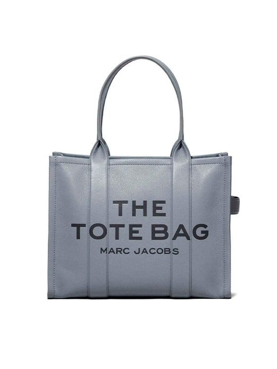 Bolsa Tote Grande Marc Jacobs em Pele Cinzenta – Modelo Large