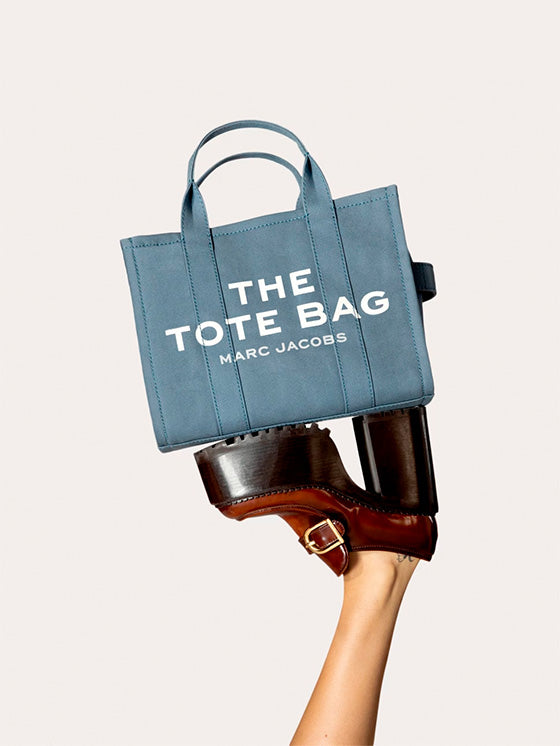 Borsa a mano Tote Marc Jacobs Small Blu medio