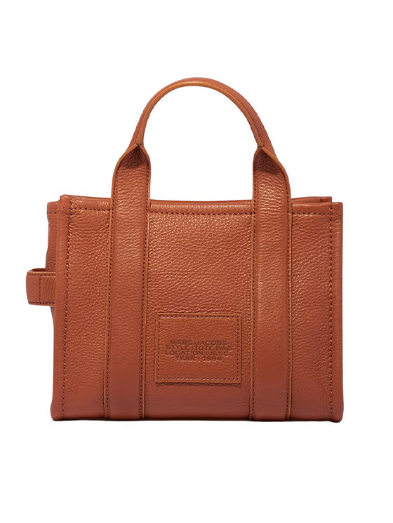 Bolsa de mão Tote Marc Jacobs H009L01SP21 Leather Small Castanho