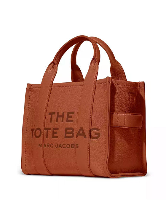 Bolsa de mão Tote Marc Jacobs H009L01SP21 Leather Small Castanho