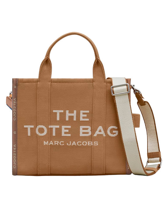 Bolsa Tote Marc Jacobs The Jacquard Medium Camel
