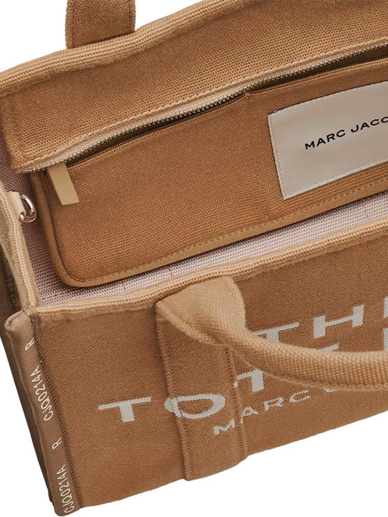 Bolsa Tote Marc Jacobs The Jacquard Medium Camel