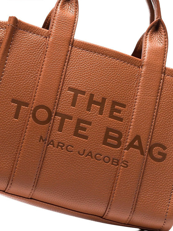 Bolsa de mão Tote Marc Jacobs H009L01SP21 Leather Small Castanho