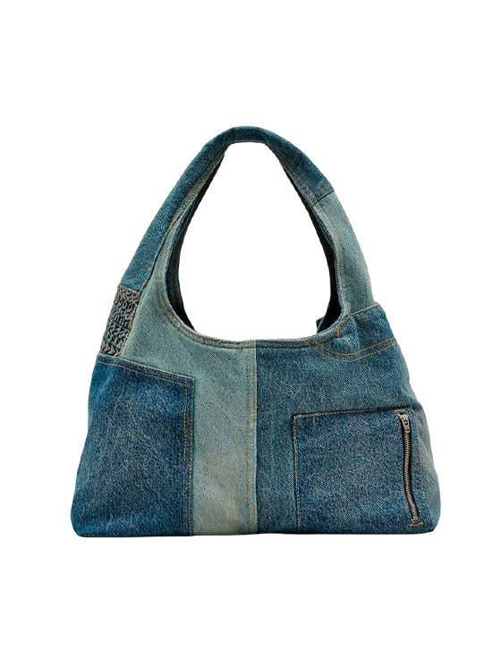 Borsa Marc Jacobs The Deconstructed Denim The Sack Indigo
