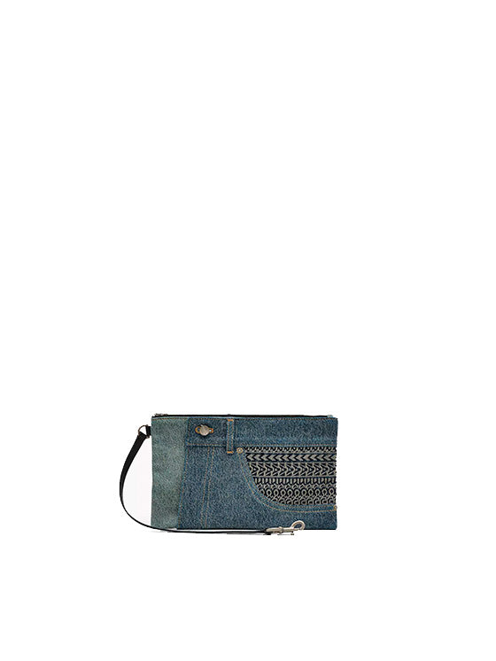 Borsa Marc Jacobs The Deconstructed Denim The Sack Indigo