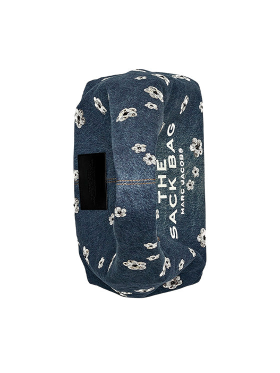 Bolsa Saco Marc Jacobs  Sequin Daisy Denim Azul