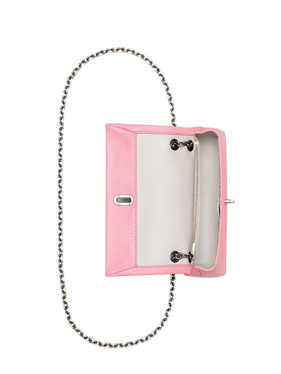 Bolso Marc Jacobs Carteira Dual Chain Wallet Rosa