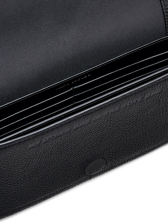 Mala de ombro Marc Jacobs The Leather Mini Tote Preto