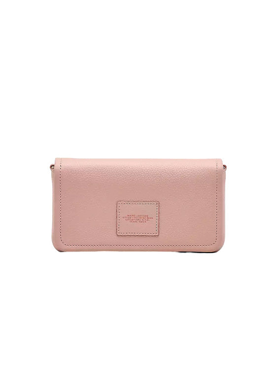 Mala de ombro Marc Jacobs The Leather Mini Tote Rose