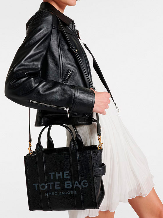 Bolsa Marc Jacobs Small Tote Couro Preto M06FA21422