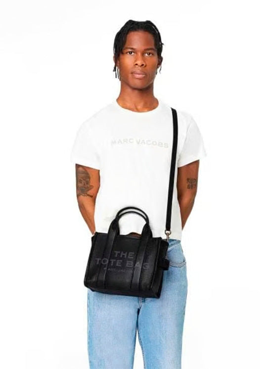 Bolsa Tote Pequena Marc Jacobs Small – Couro Preto