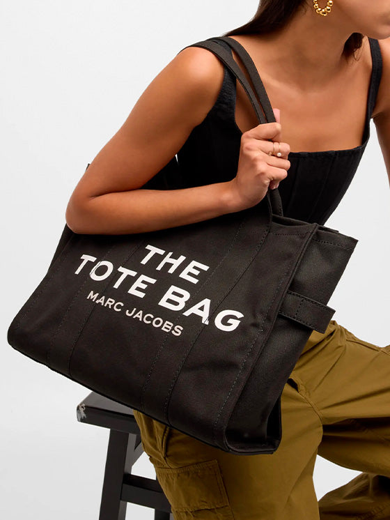 Bolsa Tote Marc Jacobs M0016156 Large – Algodão Preto