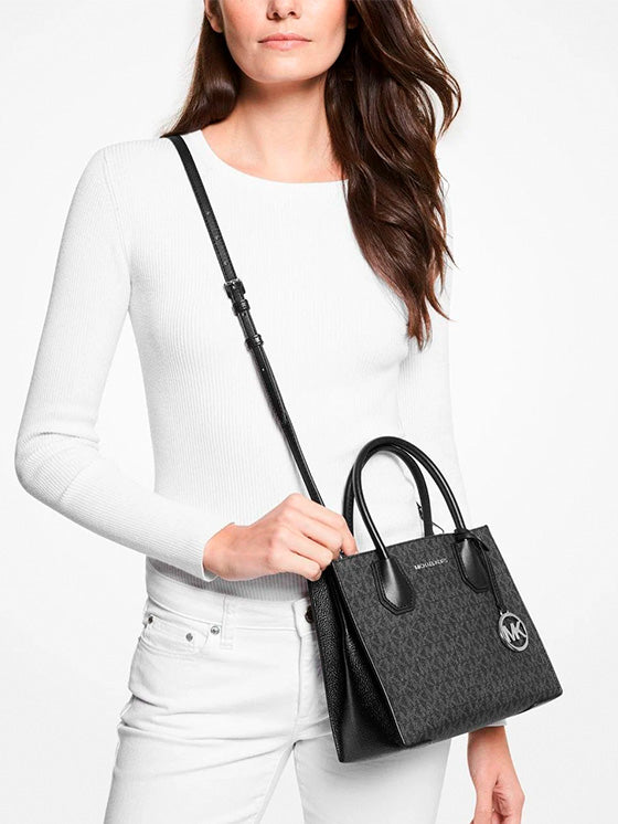 Borsa Michael Kors Mercer Pebble Nera