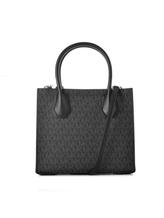 Bolso Mercer Pebble de Michael Kors, color negro