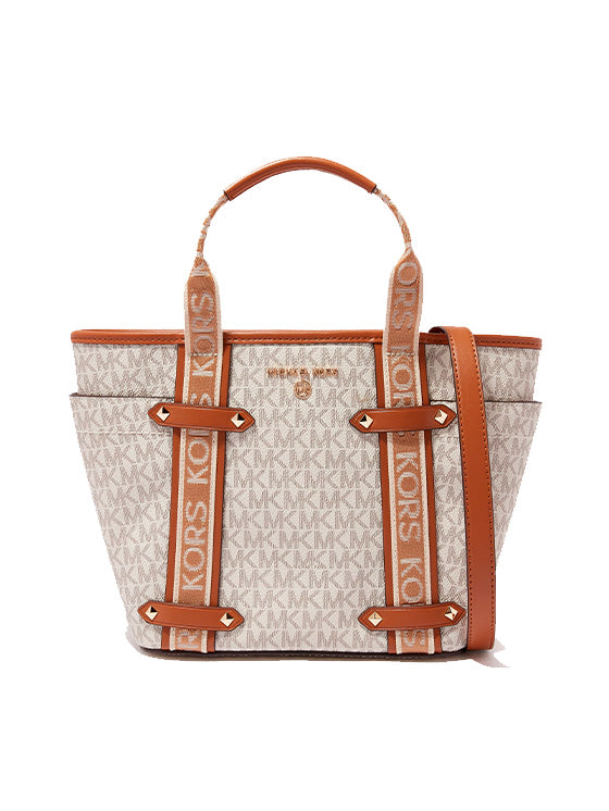 Bolsa Michael Kors Small Maeve Tote Bag Logo Branco