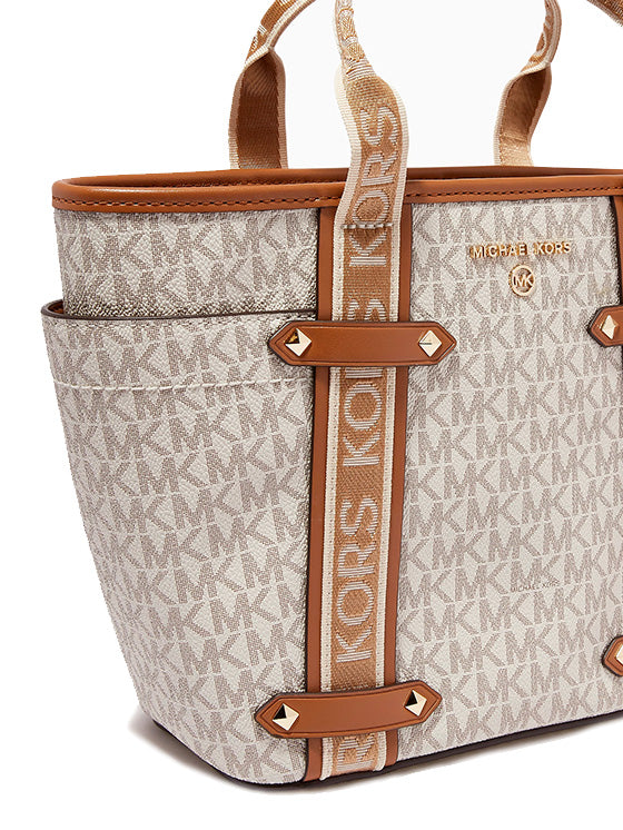 Bolsa Michael Kors Small Maeve Tote Bag Logo Branco