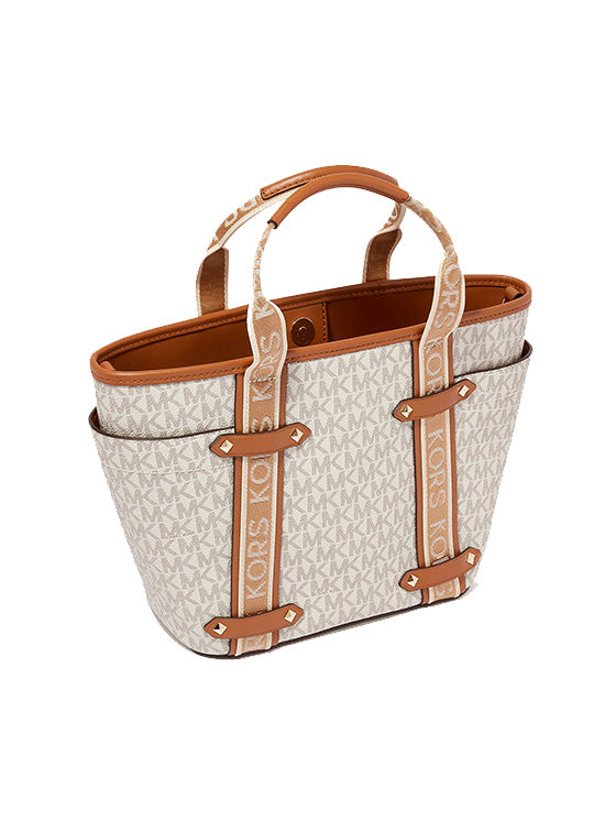 Bolsa Michael Kors Small Maeve Tote Bag Logo Branco