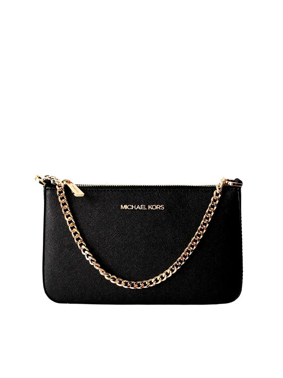 Bolsa Michael Kors Jet Set Travel MD Chain 35S2GGZD6L Preto