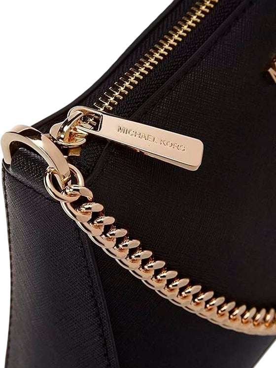 Bolsa Michael Kors Jet Set Travel MD Chain 35S2GGZD6L Preto