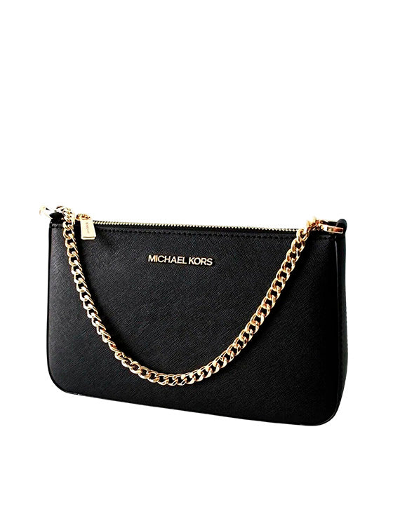 Bolsa Michael Kors Jet Set Travel MD Chain 35S2GGZD6L Preto