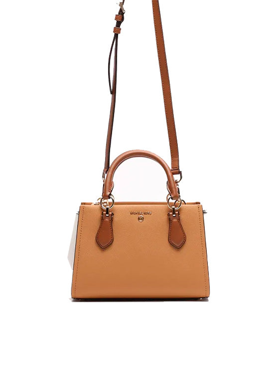 Bolsa Michael Kors Marilyn Bolsa Crossbody Pequena Bege