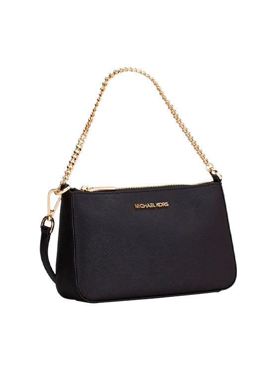 Bolsa Michael Kors Jet Set Travel MD Chain 35S2GGZD6L Preto