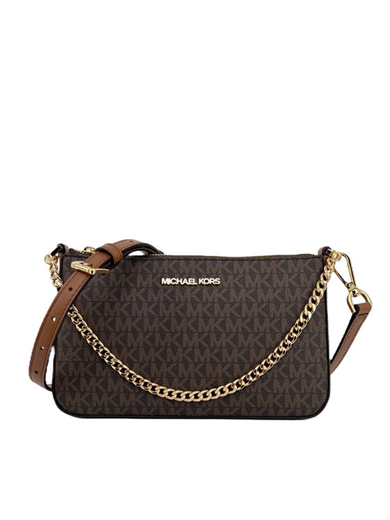 Bolsa Michael Kors Jet Set Travel MD Chain 35H1GTVU6B Castanho