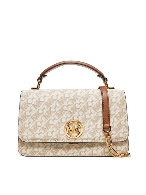 Bolsa Michael Kors Delancey 30T4GD8S6B Bege Vanilla