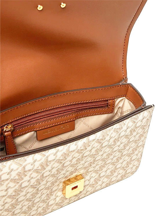 Bolso Michael Kors Delancey 30T4GD8S6B Beige Vainilla