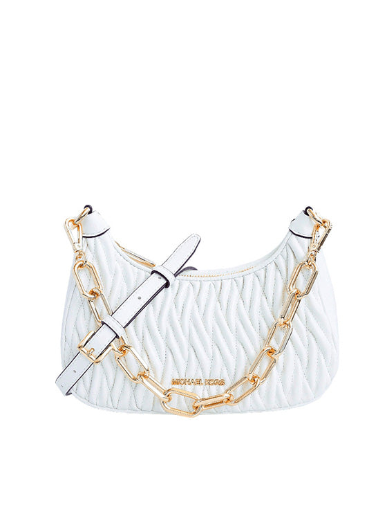 Bolso blanco óptico Cora de Michael Kors