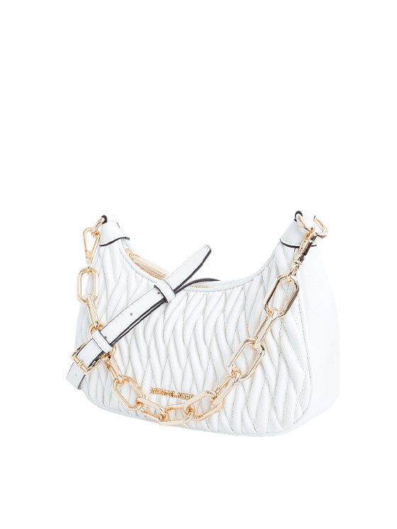 Bolso blanco óptico Cora de Michael Kors