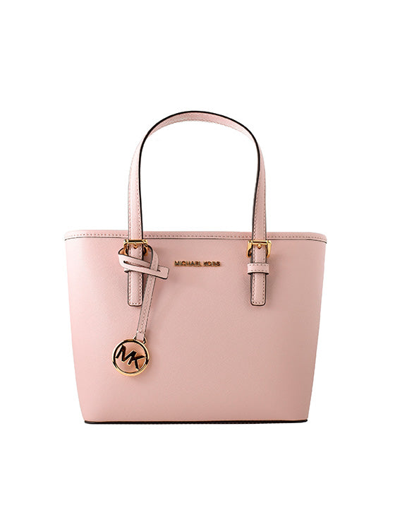 Bolso de hombro Jet Set Travel XS de Michael Kors, color rosa claro