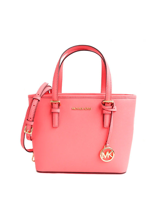 Bolso de hombro de viaje Jet Set de Michael Kors XS rosa