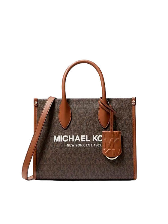 Borsa a mano Michael Kors Mirella Marrone