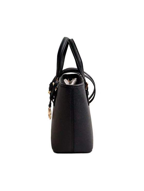 Bolso de hombro Jet Set Travel XS de Michael Kors, color negro