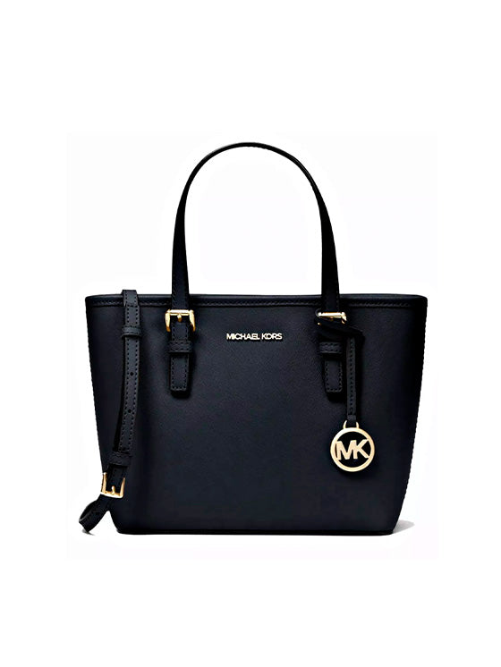 Bolso de hombro Jet Set Travel XS de Michael Kors, color negro