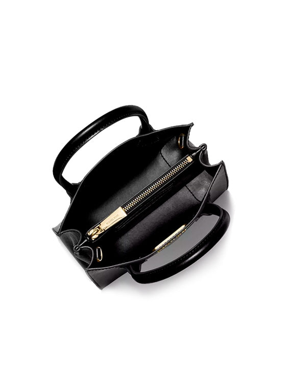 Bolso de mano Michael Kors Mercer Pebble negro