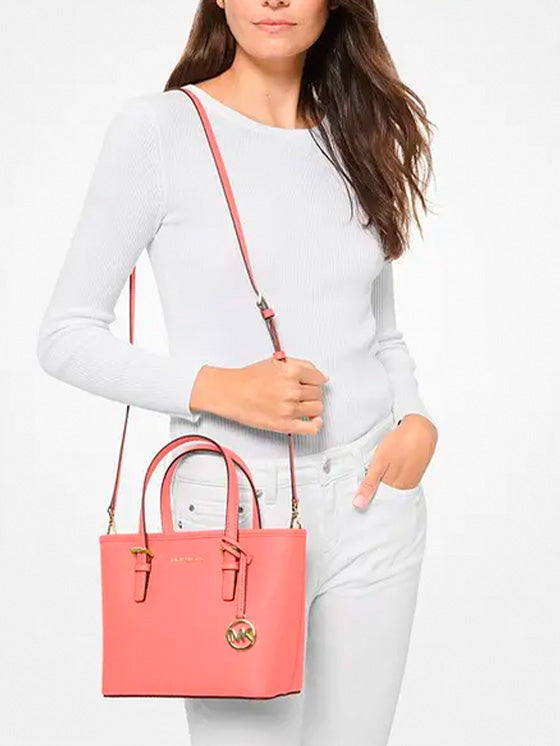 Mala de ombro Michael Kors Jet Set Travel XS Tea Rose