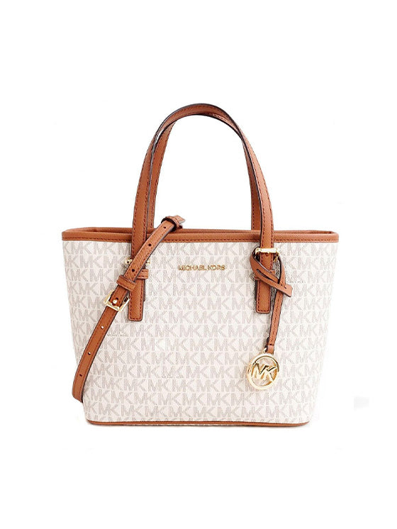 Mala de ombro Michael Kors Jet Set Travel XS Branco