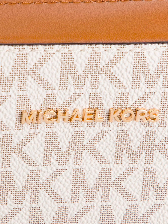 Mala de tiracolo Michael Kors Jet Set 32F8GF5M2B Branco